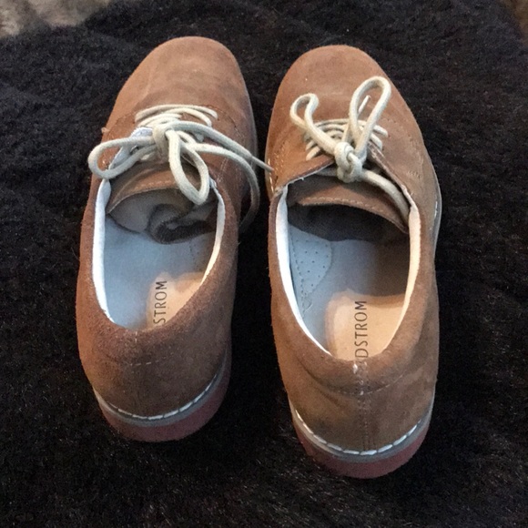 NORDSTROM BROWN LEATHER SHOES - Picture 4 of 6